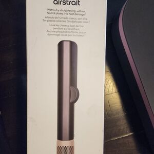 Dyson AirStrait Hair Styler in Black and Silver